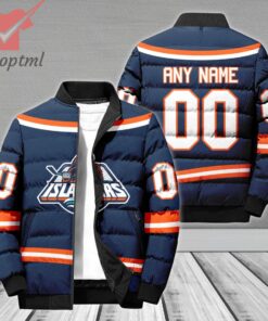 New York Islanders NHL Personalized Bomber Puffer Jacket