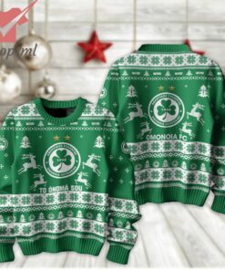 Omonoia FC Personalized Christmas Ugly Sweater