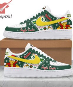 Oregon Ducks Merry Duckmas Jingle Ducks Air Force 1 Sneaker