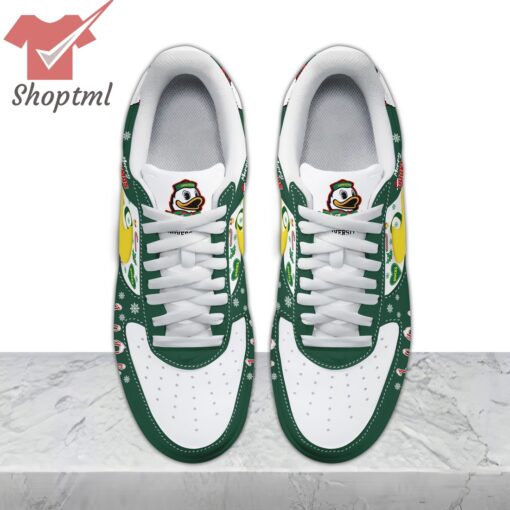 Oregon Ducks Merry Duckmas Jingle Ducks Air Force 1 Sneaker