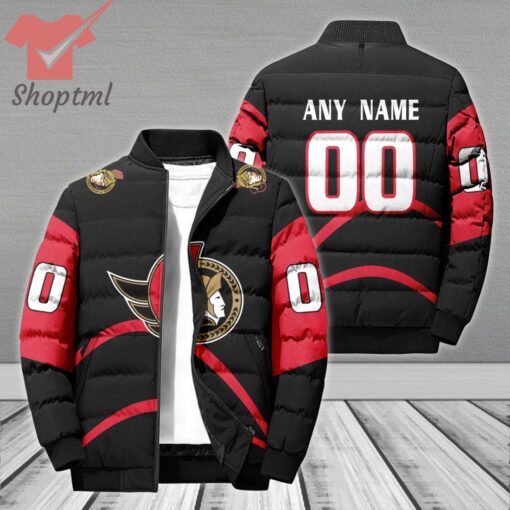 Ottawa Senators NHL Personalized Bomber Puffer Jacket