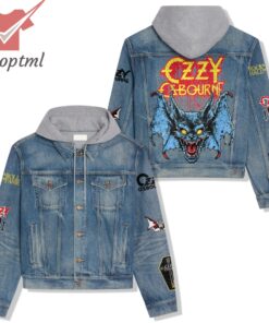 Ozzy Osbourne Black Sabbath Hooded Denim Jacket