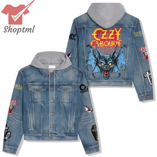 Ozzy Osbourne Black Sabbath Hooded Denim Jacket