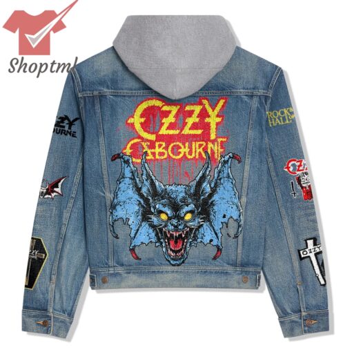 Ozzy Osbourne Black Sabbath Hooded Denim Jacket