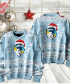 Pafos FC Personalized Christmas Ugly Sweater