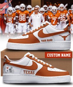 Personalized Texas Longhorns Nike Air Force 1 Sneaker