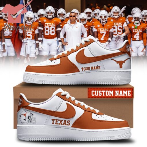 Personalized Texas Longhorns Nike Air Force 1 Sneaker