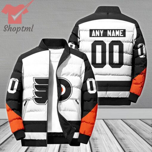 Philadelphia Flyers NHL Personalized Bomber Puffer Jacket