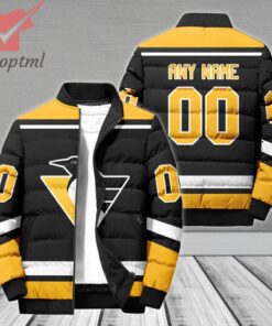 Pittsburgh Penguins NHL Personalized Bomber Puffer Jacket