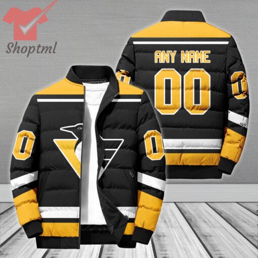 Pittsburgh Penguins NHL Personalized Bomber Puffer Jacket