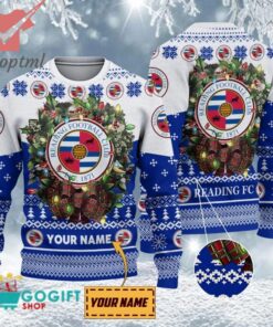 Reading FC Custom Name Christmas Ugly Sweater