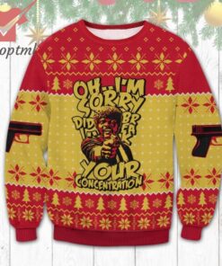 Samuel L Jackson Ugly Christmas Sweater