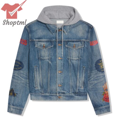 Shaboozey Break The Band Hooded Denim Jacket