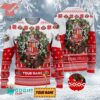 Stoke City FC Custom Name Christmas Ugly Sweater