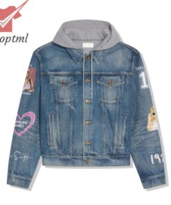 Taylor Swift Tour 2024 Hooded Denim Jacket