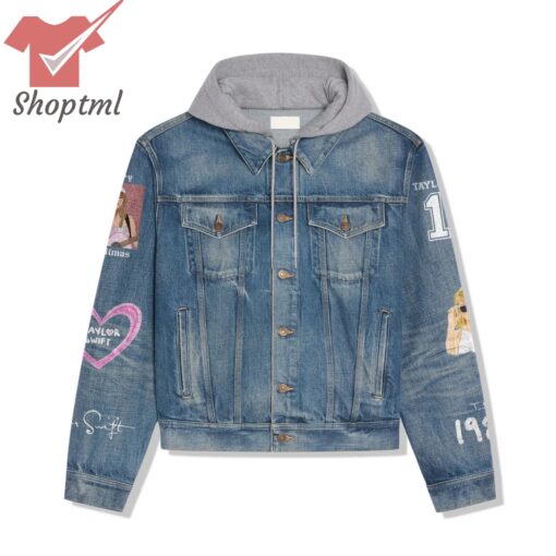 Taylor Swift Tour 2024 Hooded Denim Jacket