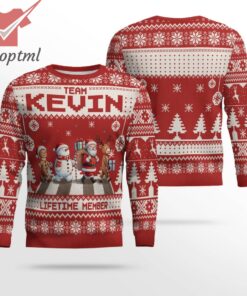 Team Kevin Lifetime Member Ugly Christmas Sweater