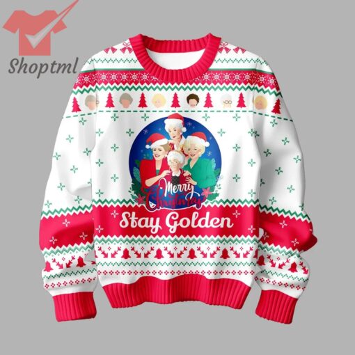 The Golden Girls Stay Goldens Ugly Christmas Sweater