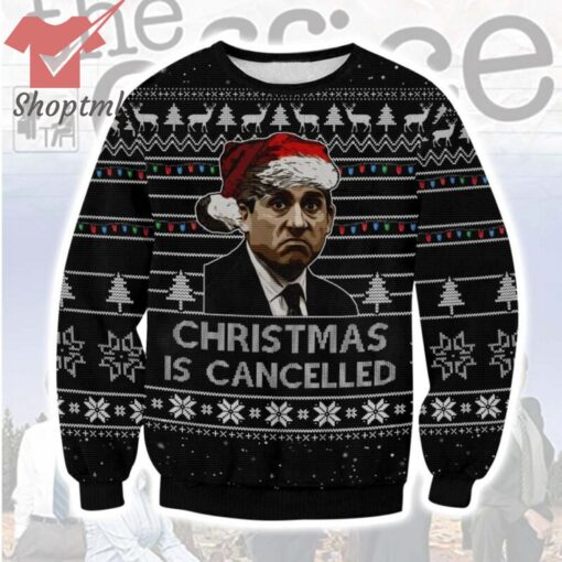 The Office Christmas Is Cancelled Ugly Christmas Sweater