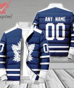 Toronto Maple Leafs NHL Personalized Bomber Puffer Jacket