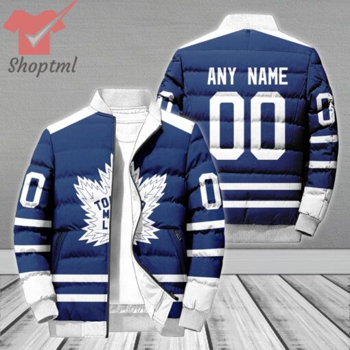 Toronto Maple Leafs NHL Personalized Bomber Puffer Jacket