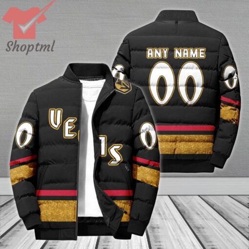 Vegas Golden Knights NHL Personalized Bomber Puffer Jacket