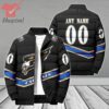 Winnipeg Jets NHL Personalized Bomber Puffer Jacket