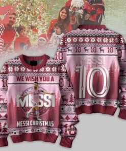 We WIsh You A Messi Christmas Ugly Christmas Sweater