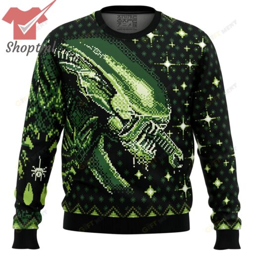 Xenomorph Alien Ugly Christmas Sweater