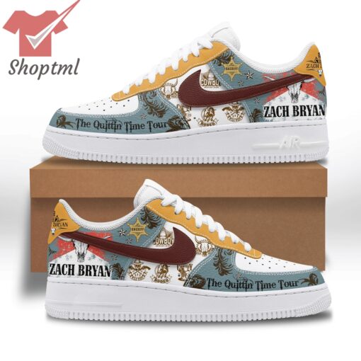 Zach Bryan The Quittin Time 2024 Tour Air Force 1 Sneaker