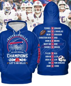 Buffalo Bills AFC East Division Champions 2024 Let’s Go Bills Hoodie Shirt