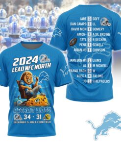 Detroit Lions 2024 Lead NFC North Hoodie Shirt