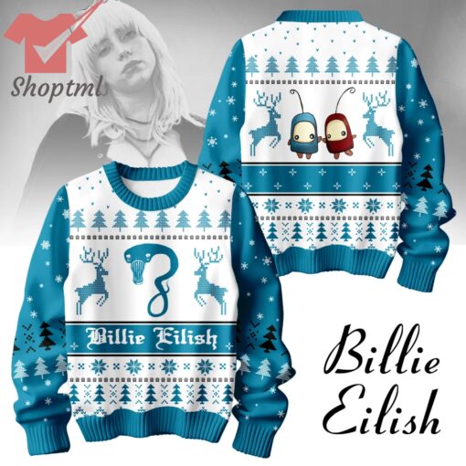 Billie Eilish 2024 Ugly Christmas Sweater