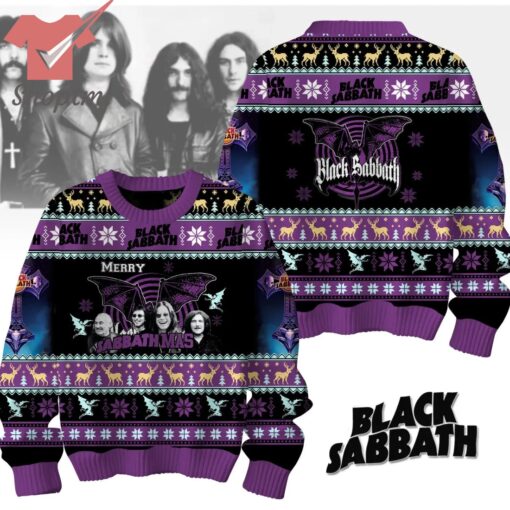 Black Sabbath 2024 Ugly Christmas Sweater