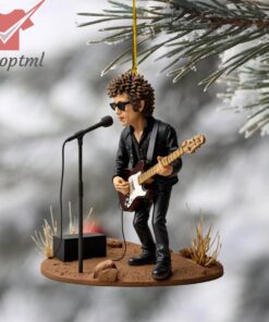 Bob Dylan Christmas Ornament