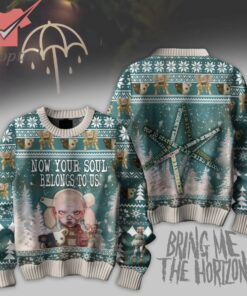 Bring Me the Horizon Now Yor Soul Belong To Us Ugly Christmas Sweater