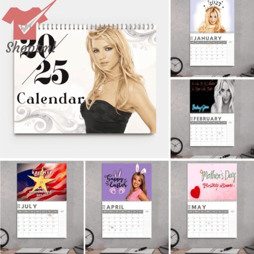 Britney Spears 2025 Wall Hanging Calendar