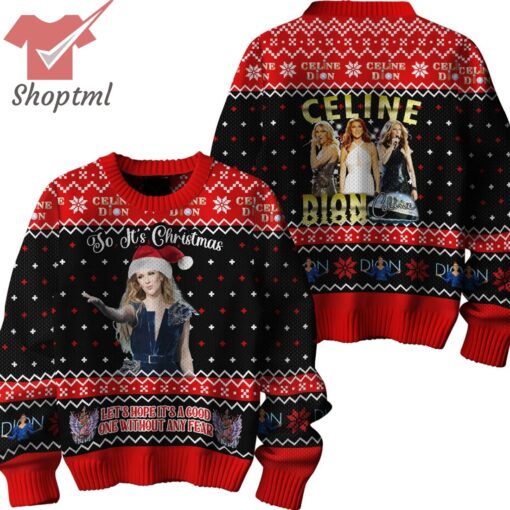 Celine Dion Christmas 2024 Ugly Sweater