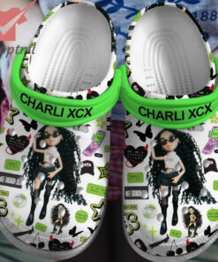 Charli XCX 666 with a princess streak Crocs Clogs