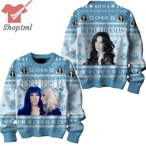 Cher Merry Christmas 2024 Ugly Sweater