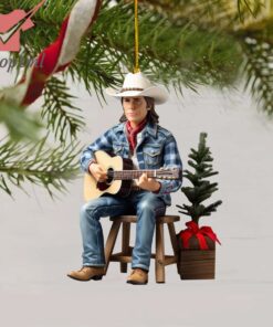 Dwight Yoakam Christmas Ornament