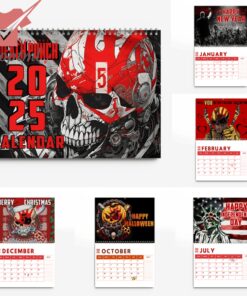 Five Finger Death Punch 2025 Wall Hanging Calendar