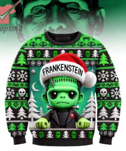 Frankenstein Christmas 2024 Ugly Sweater