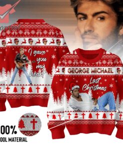 George Michael Last Christmas I Gave You My Heart Ugly Sweater