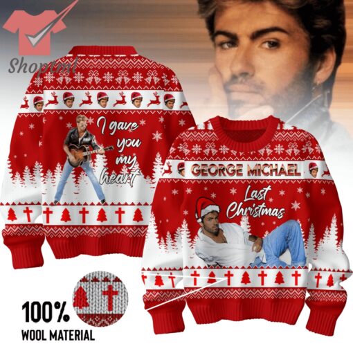 George Michael Last Christmas I Gave You My Heart Ugly Sweater