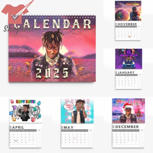 Juice Wrld 2025 Wall Hanging Calendar