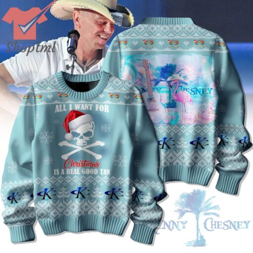 Kenny Chesney All I Want For Christmas Is A Real Good Tan Ugly Sweater