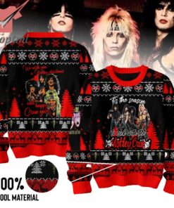 Motley Crue Merry Christmas Tis The Season To Rock With The Motley Crue Ugly Sweater