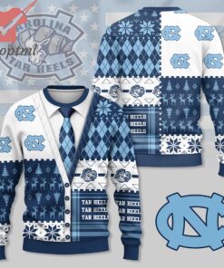 North Carolina Tar Heels football 2024 Ugly Christmas Sweater