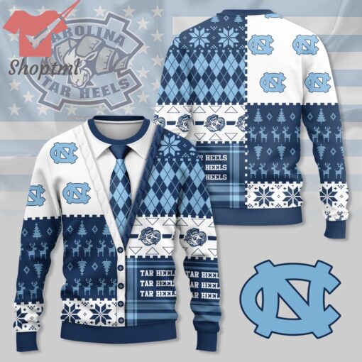 North Carolina Tar Heels football 2024 Ugly Christmas Sweater